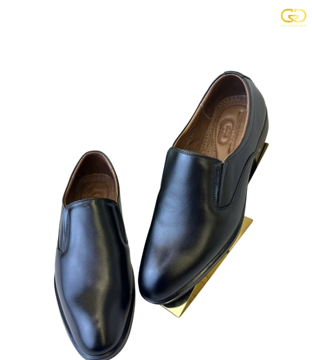 Giày tây loafer đen