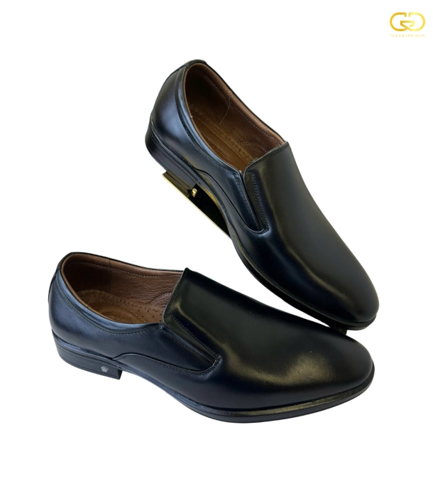 Giày tây loafer đen