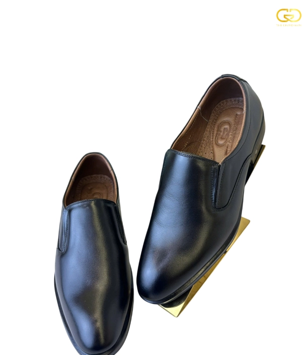 Giày tây loafer đen